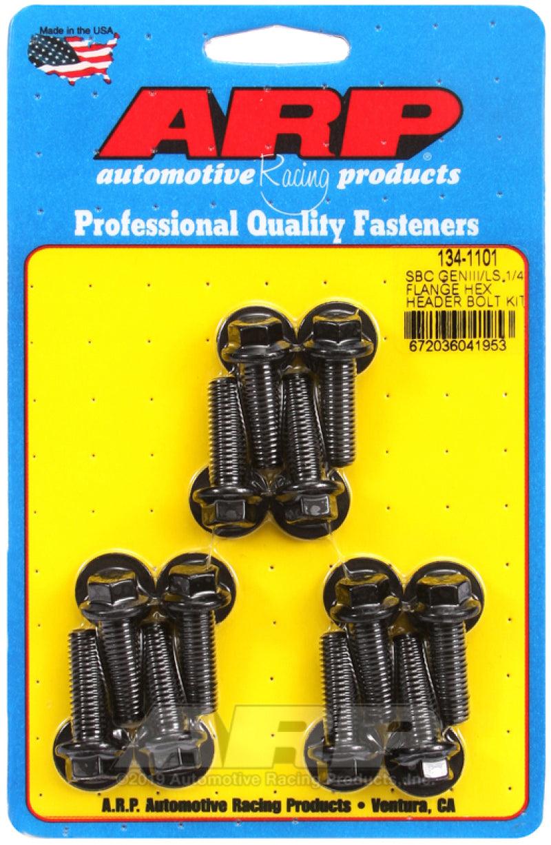 ARP Chevy LS 1/4in Flange Hex Header Bolt Kit - Order Your Parts - اطلب قطعك