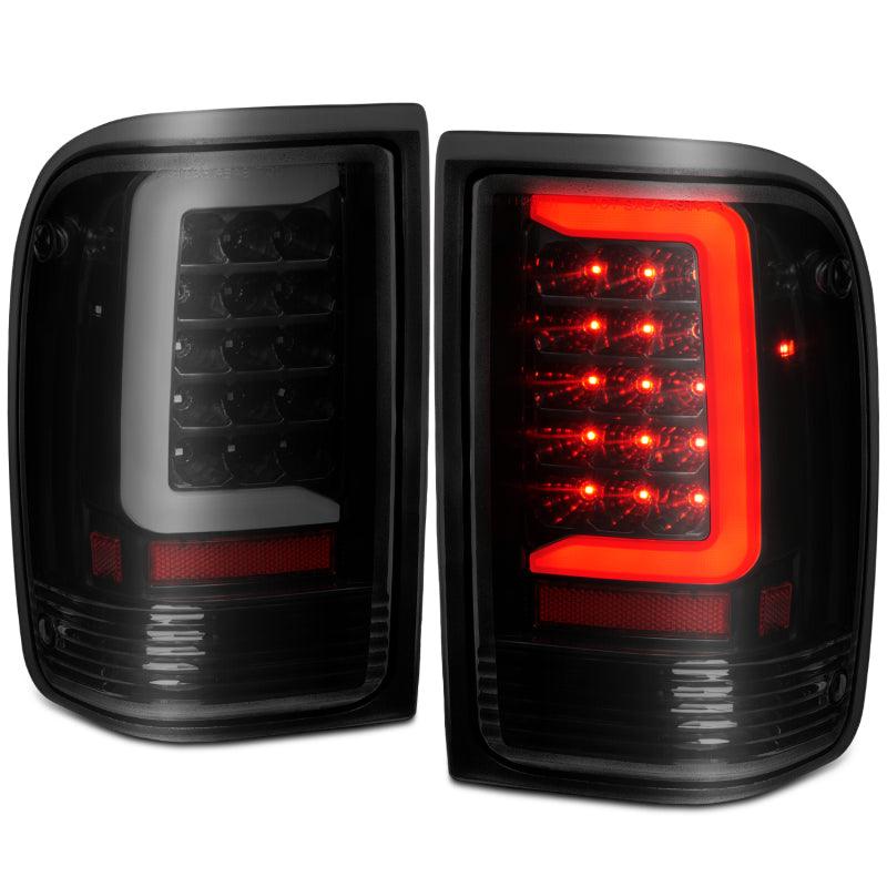 ANZO 1993-1997 Ford Ranger LED Tail Lights w/ Light Bar Black Housing Smoked Lens - Order Your Parts - اطلب قطعك