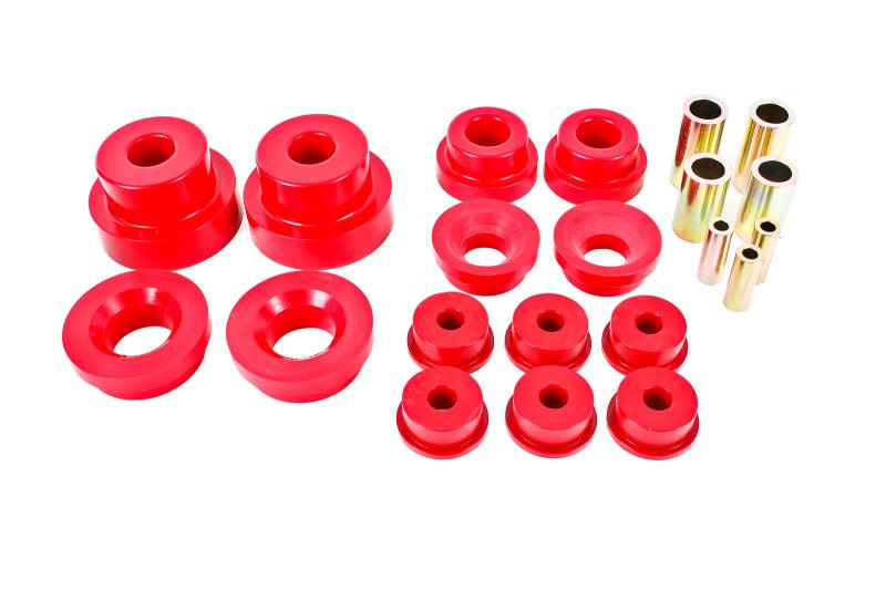 BMR 10-15 5th Gen Camaro Pro Version Rear Cradle Bushing Kit (BK024 BK029) - Red - Order Your Parts - اطلب قطعك