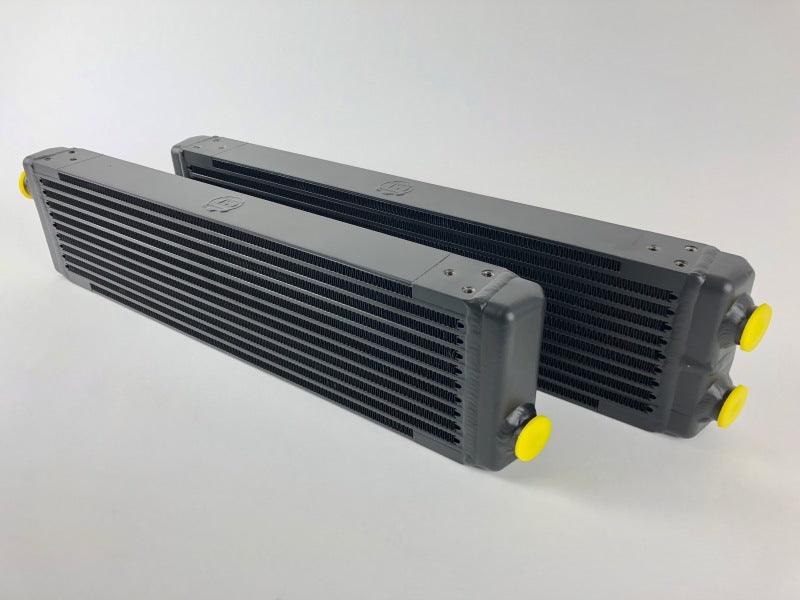 CSF Universal Dual-Pass Oil Cooler (RS Style) - M22 x 1.5 - 24in L x 5.75in H x 2.16in W - Order Your Parts - اطلب قطعك