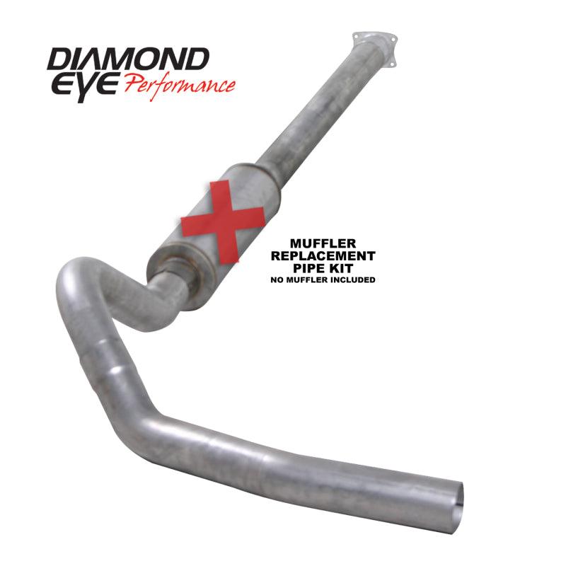 Diamond Eye KIT 4in CB MFLR RPLCMENT PIPE SGL AL: 01-05 CHEVY/GMC 6.6L 2500/3500 - Order Your Parts - اطلب قطعك