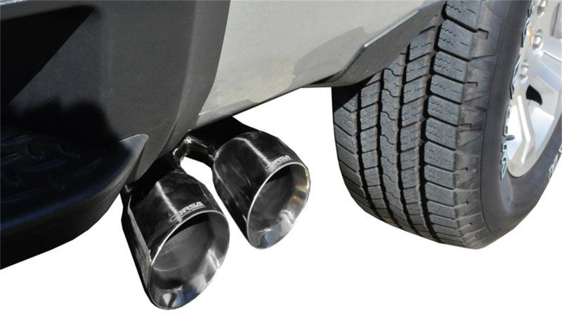 Corsa 14 GMC Sierra/Chevy Silv 1500 Crew Cab/Short Bed 5.3L V8 Polished Sport Single Side CB Exhaust - Order Your Parts - اطلب قطعك