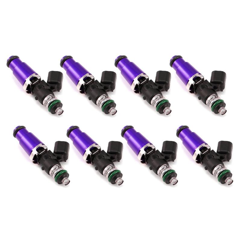 Injector Dynamics 1340cc Injectors - 60mm Length - 14mm Purple Top - 14mm Lower O-Ring (Set of 8) - Order Your Parts - اطلب قطعك