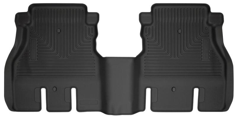 Husky Liners 19-24 Jeep Wrangler JLU WeatherBeater Second Row Black Floor Liners - Order Your Parts - اطلب قطعك