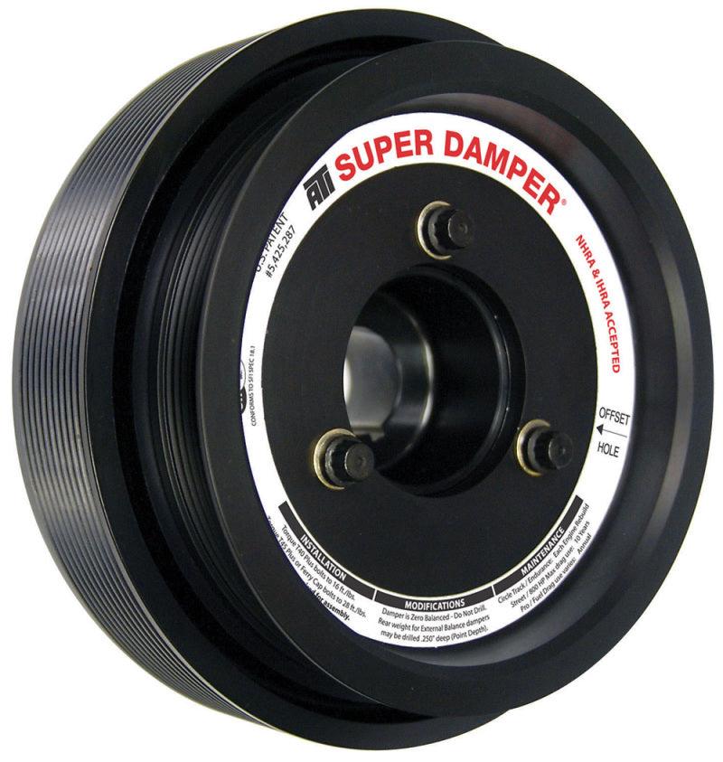 ATI Damper - 7.81in - Alum - 6/10 Grv - Ford GT 500 - 5.4 / 5.8 - 07-14 - 10 Percent OD Size - Order Your Parts - اطلب قطعك