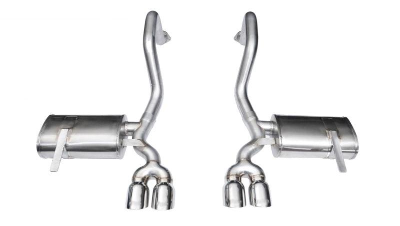 Corsa 97-04 Chevrolet Corvette C5 Z06 5.7L V8 Polished Xtreme Axle-Back Exhaust - Order Your Parts - اطلب قطعك