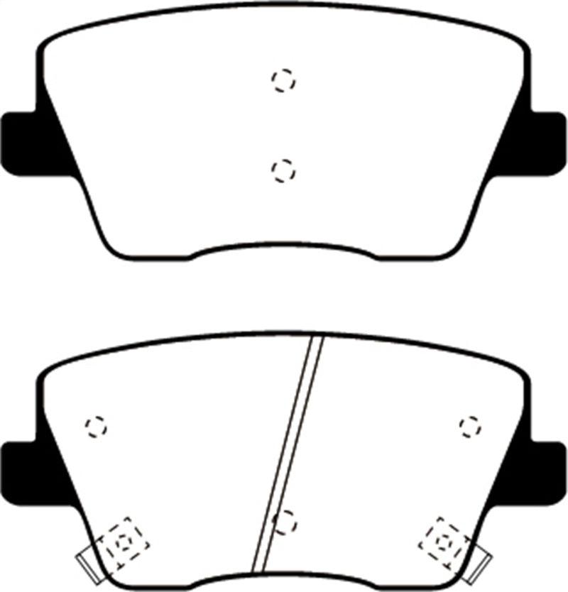 EBC 2019+ Hyundai Veloster (2nd Gen) 2.0L Turbo N Redstuff Rear Brake Pads - Order Your Parts - اطلب قطعك