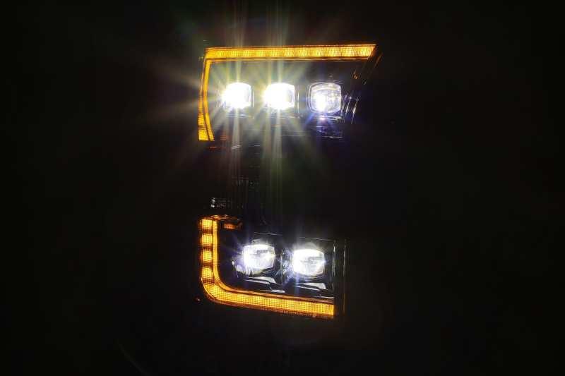 AlphaRex 17-20 Ford Raptor NOVA LED Proj Headlights Plank Style Alpha Black w/Activ Light/Seq Signal - Order Your Parts - اطلب قطعك