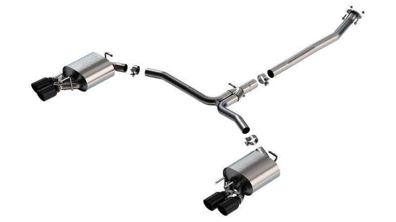 Borla 18-22 Toyota Camry XSE 2.5L i4 AT/MT FWD / 4DR S-TYPE Cat Back Exhaust (Black Chrome) - Order Your Parts - اطلب قطعك