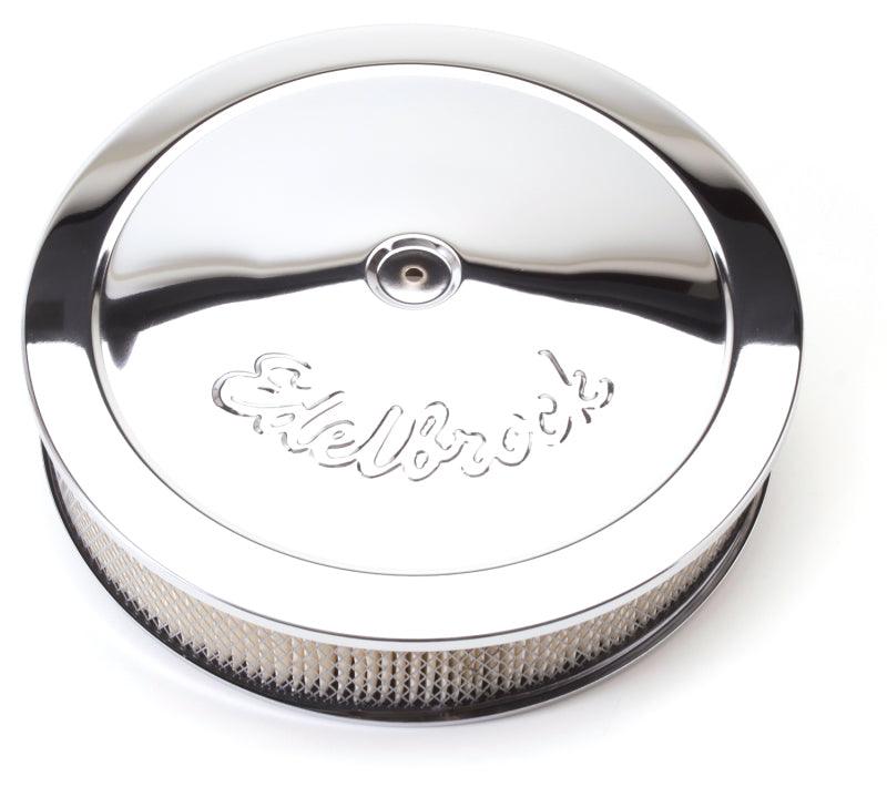 Edelbrock Air Cleaner Pro-Flo Series Round Steel Top Paper Element 14In Dia X 3 75In Dropped Base - Order Your Parts - اطلب قطعك