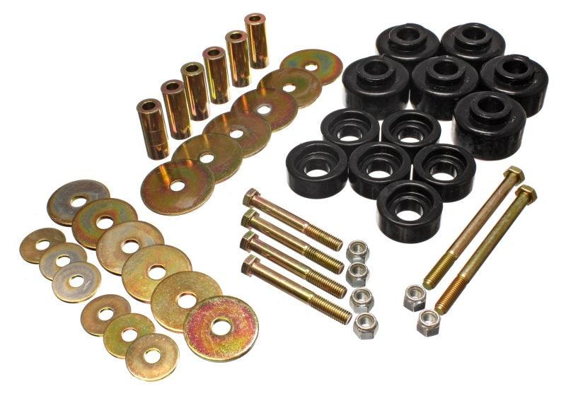 Energy Suspension 97-03 Ford F-100/F-150 2WD/F250 2WD & L-Duty Black Body (Cab) Mount Set - Order Your Parts - اطلب قطعك