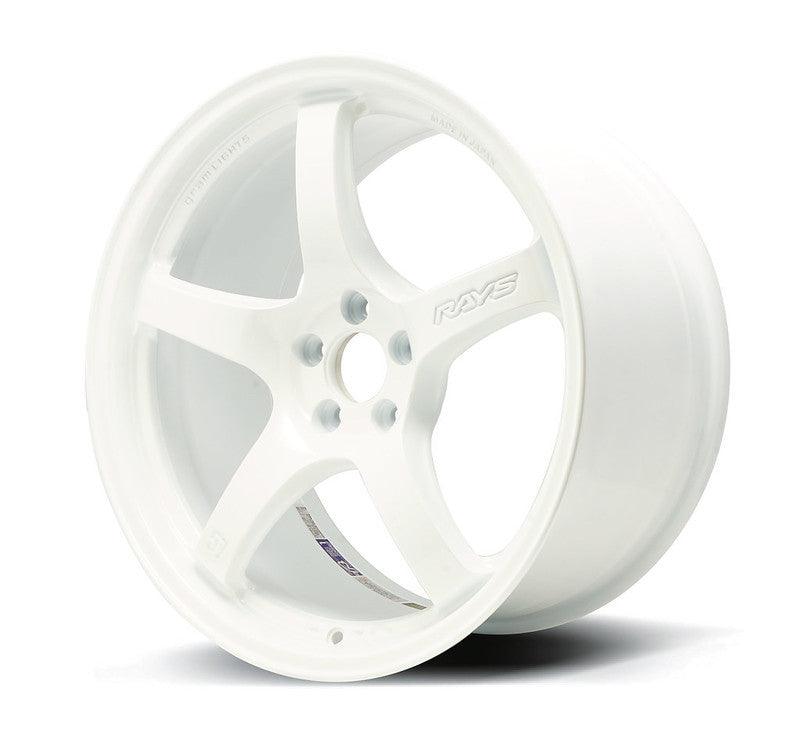 Gram Lights 57CR 18x9.5 +38 5x114.3 Ceramic White Pearl Wheel - Order Your Parts - اطلب قطعك