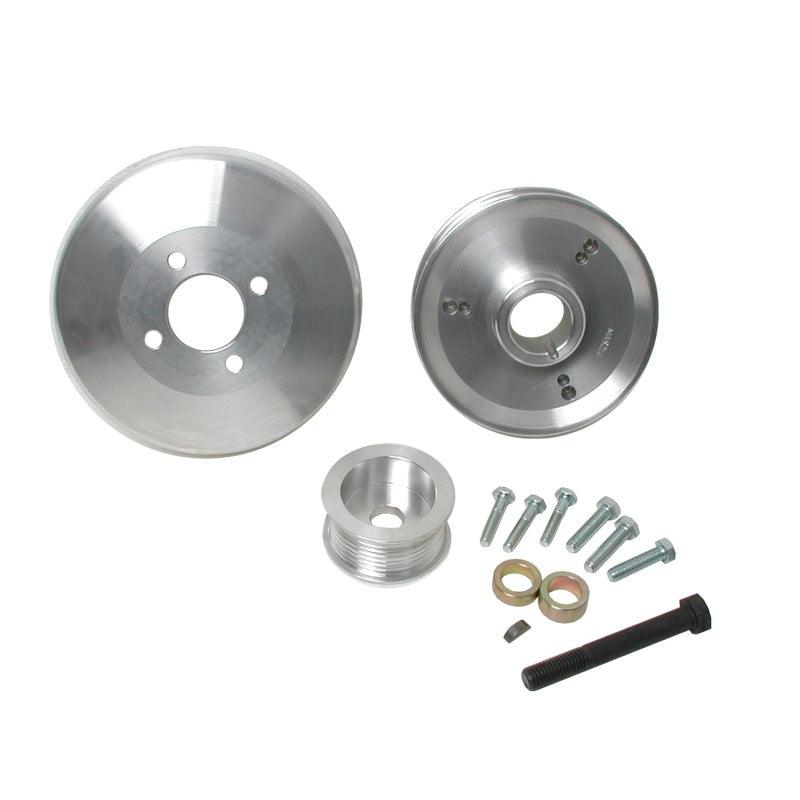 BBK 97-04 Ford F150 Expedition 4.6 5.4 Underdrive Pulley Kit - Lightweight CNC Billet Aluminum (3pc) - Order Your Parts - اطلب قطعك