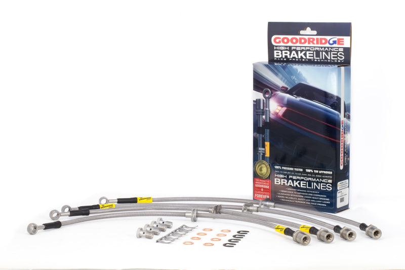 Goodridge 08-14 Subaru Impreza STi w/ Brembo Calipers Stainless Steel Brake Lines Kit - Order Your Parts - اطلب قطعك