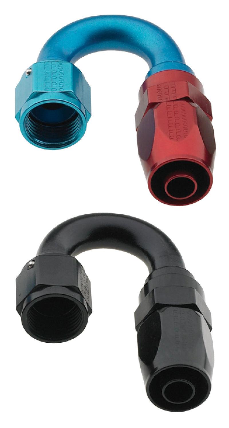 Fragola -6AN x 180 Degree Pro-Flow Hose End - Black - Order Your Parts - اطلب قطعك