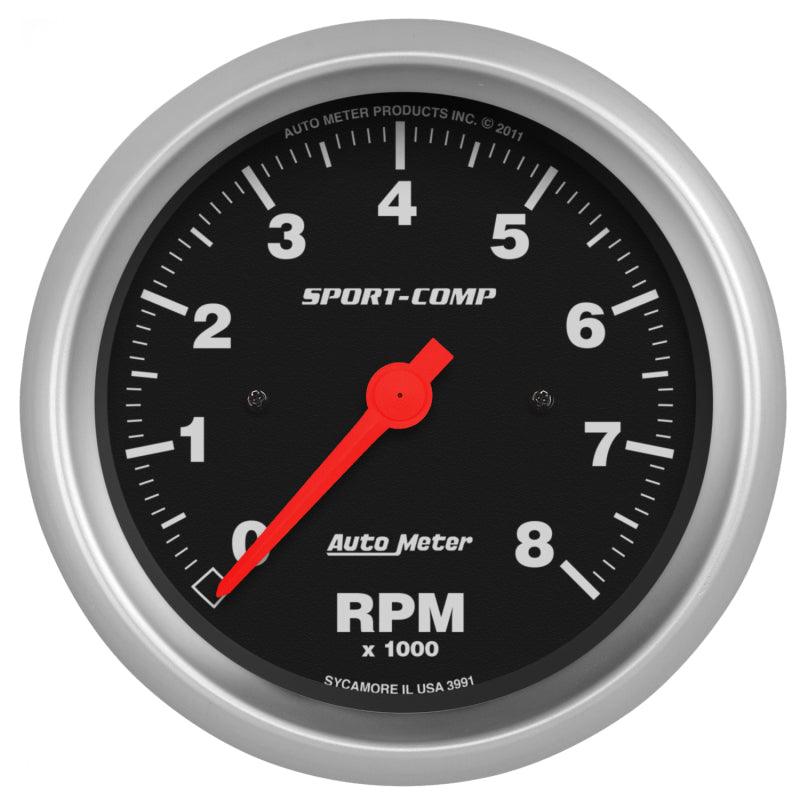 Autometer Sport-Comp 3-3/8 inch 8000 RPM Electronic In Dash Tach - Order Your Parts - اطلب قطعك