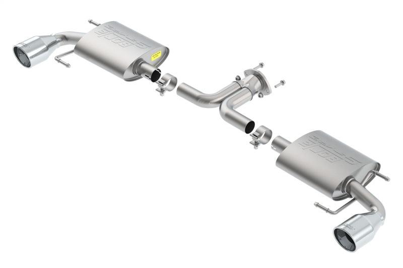 Borla 14-16 Mazda 3 2.0/2.5L AT/MT FWD S-Type Cat-Back Exhaust Single Split Rear Exit - Order Your Parts - اطلب قطعك