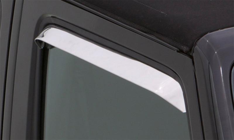 AVS 80-96 Ford Bronco (Installs w/Screws) Ventshade Window Deflectors 2pc - Stainless - Order Your Parts - اطلب قطعك