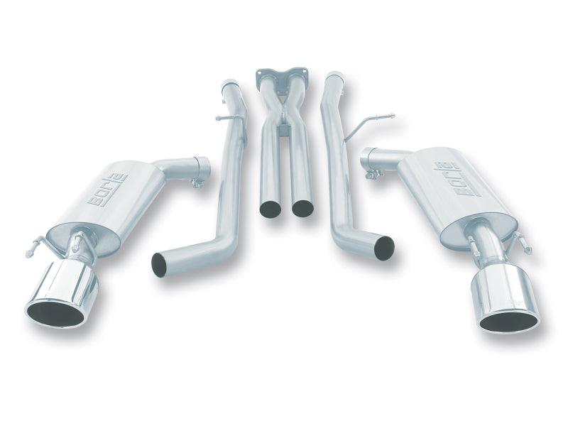 Borla 05-06 Pontiac GTO Coupe 2dr 6.0L 8cyl AT/MT 4spd/6spd RWD SS Catback Exhaust w/ inXin Pipe - Order Your Parts - اطلب قطعك