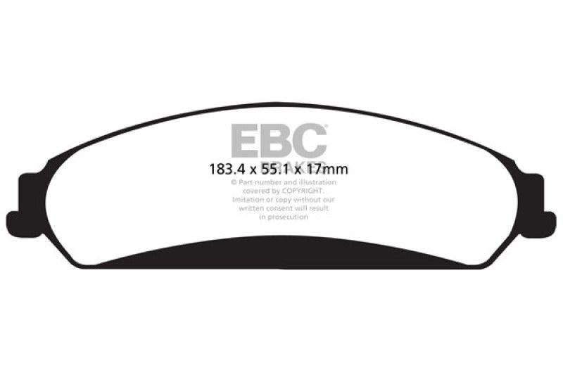 EBC 11+ Chrysler 300C 5.7 Yellowstuff Front Brake Pads - Order Your Parts - اطلب قطعك
