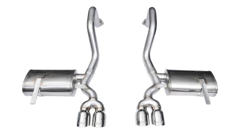 Corsa 97-04 Chevrolet Corvette C5 Z06 5.7L V8 Polished Xtreme Axle-Back Exhaust - Order Your Parts - اطلب قطعك