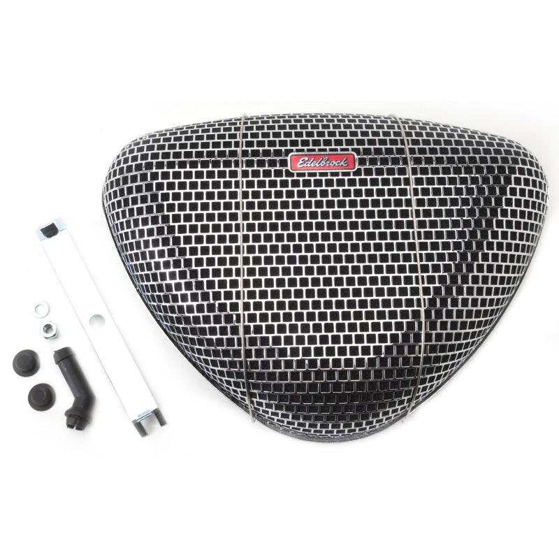 Edelbrock Air Cleaner Pro-Flo 1000 Series Triangular Steel Top 11 375In X 8 375In X 3In Chrome - Order Your Parts - اطلب قطعك
