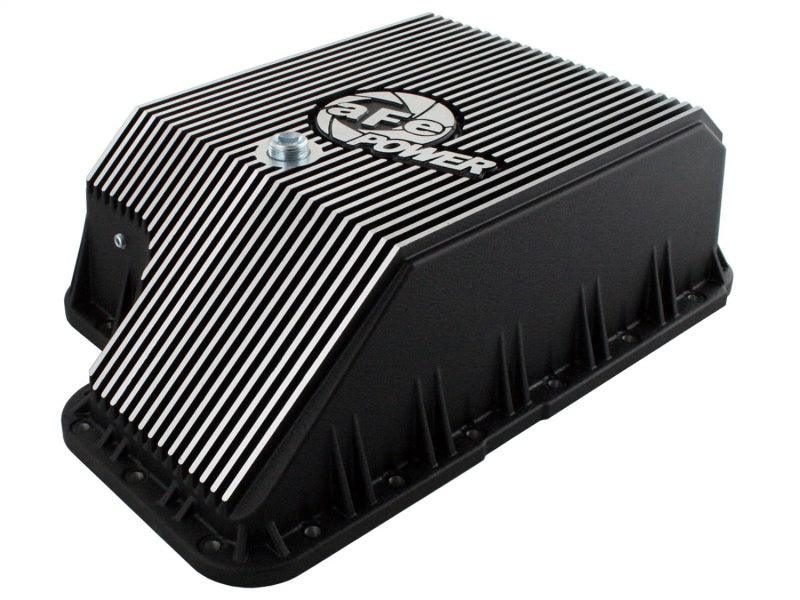 afe Transmission Pan (Black); Ford Diesel Trucks 03-10 V8-6.0/6.4L (td) - Order Your Parts - اطلب قطعك