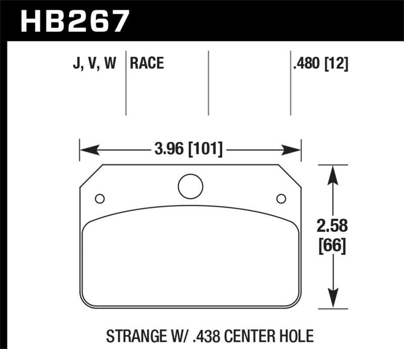 Hawk DR-97 Brake Pads for Strange w/ 0.438in Center Hole - Order Your Parts - اطلب قطعك