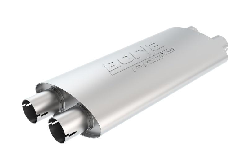 Borla Universal ProXS Muffler - Oval Dual/Dual Inlet/Outlet 2.5in Tubing 19inx4inx9.5in Case - Order Your Parts - اطلب قطعك