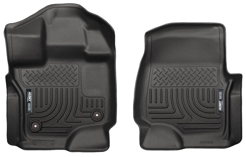 Husky Liners 15-23 Ford F-150 Super/Super Crew Cab WeatherBeater Black Front Floor Liners - Order Your Parts - اطلب قطعك