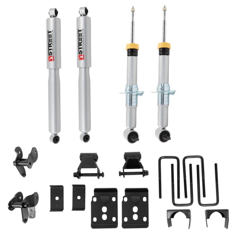 Belltech 2021+ Ford F-150 2WD 1-3.5in Front 4.5in Rear Complete Lower Kit with SP Shocks - Order Your Parts - اطلب قطعك