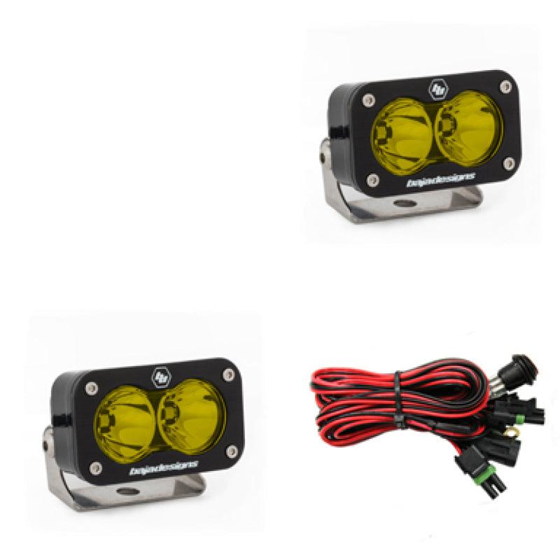 Baja Designs S2 Pro Series LED Light Pods Amber Lens Work/Scene Pattern - Pair - Order Your Parts - اطلب قطعك