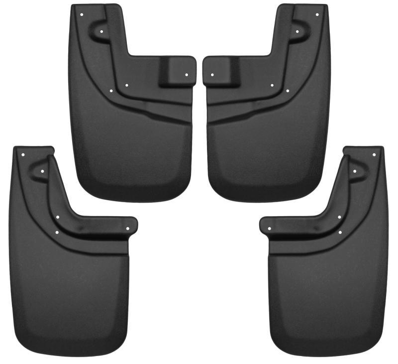 Husky Liners 05-15 Toyota Tacoma w/ OEM Fender Flares Front and Rear Mud Guards - Black - Order Your Parts - اطلب قطعك