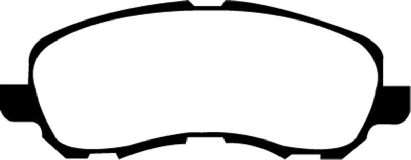 EBC 11-14 Chrysler 200 2.4 Yellowstuff Front Brake Pads - Order Your Parts - اطلب قطعك
