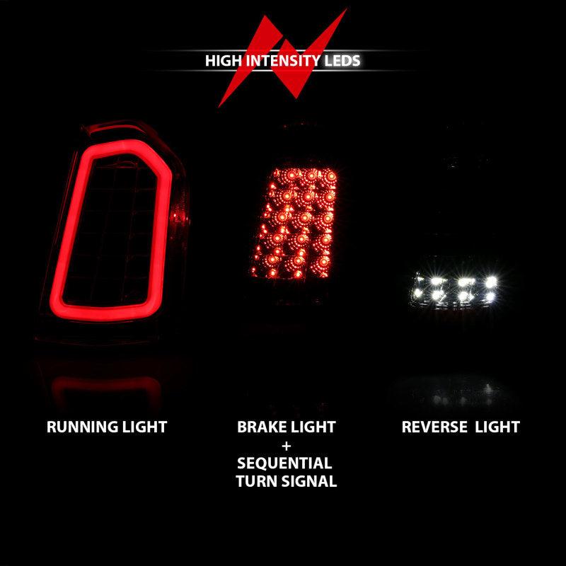 ANZO 11-14 Chrysler 300 LED Taillights Black w/ Sequential - Order Your Parts - اطلب قطعك