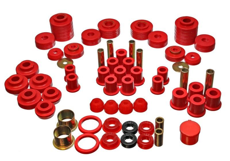 Energy Suspension 80-96 Ford F150 Std/Extra Cab Pickup Red Hyper-Flex Master Bushing Set - Order Your Parts - اطلب قطعك
