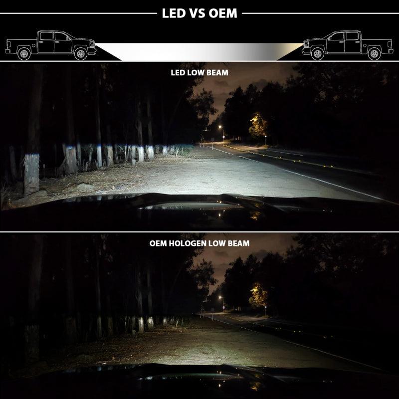 ANZO 15-20 Chevy Tahoe/Suburban LED Light Bar Style Headlights Black w/Sequential w/DRL w/Amber - Order Your Parts - اطلب قطعك