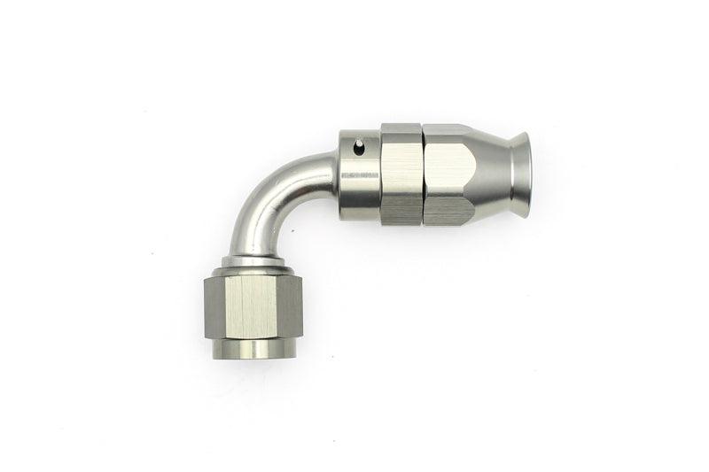 DeatschWerks 6AN Female Swivel 90-Degree Hose End PTFE (Incl. 1 Olive Insert) - Order Your Parts - اطلب قطعك