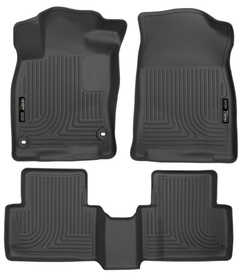Husky Liners 2016 Honda Civic (4DR) WeatherBeater Combo Black Floor Liners - Order Your Parts - اطلب قطعك
