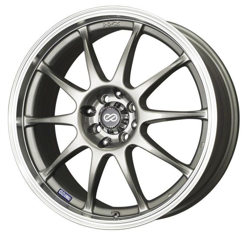 Enkei J10 18x7.5 5x100/114 38mm Offset 72.6mm Bore Dia Silver w/ Machined Lip Wheel - Order Your Parts - اطلب قطعك
