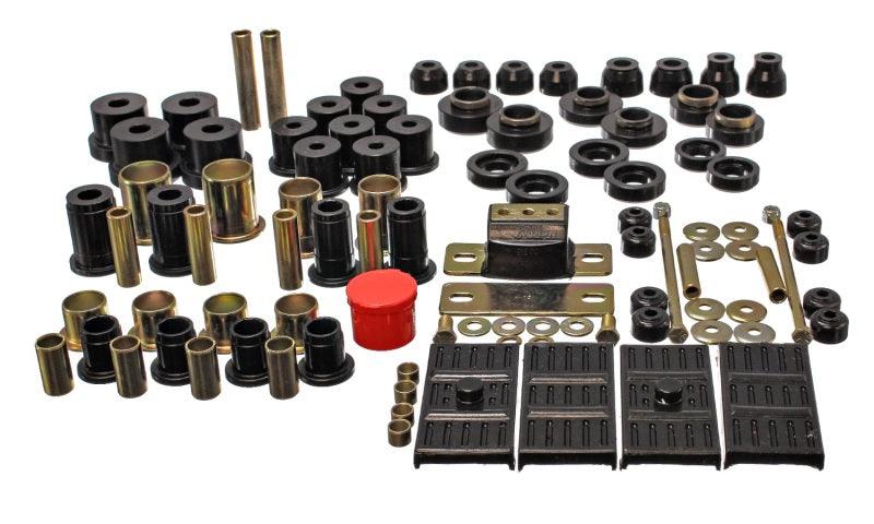 Energy Suspension 67-69 Chevrolet Camaro (w/mono leaf springs) Black Hyper-flex Master Bushing Set - Order Your Parts - اطلب قطعك