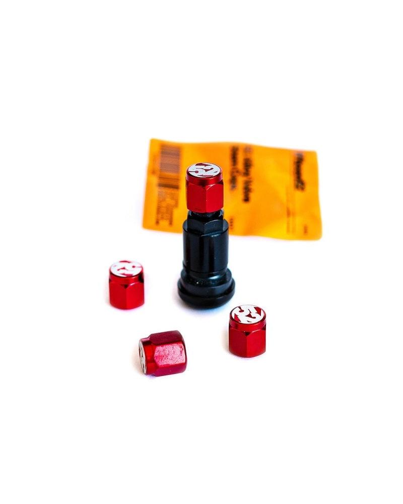 Fifteen52 Valve Stem Cap Set - Red - 4 Pieces - Order Your Parts - اطلب قطعك