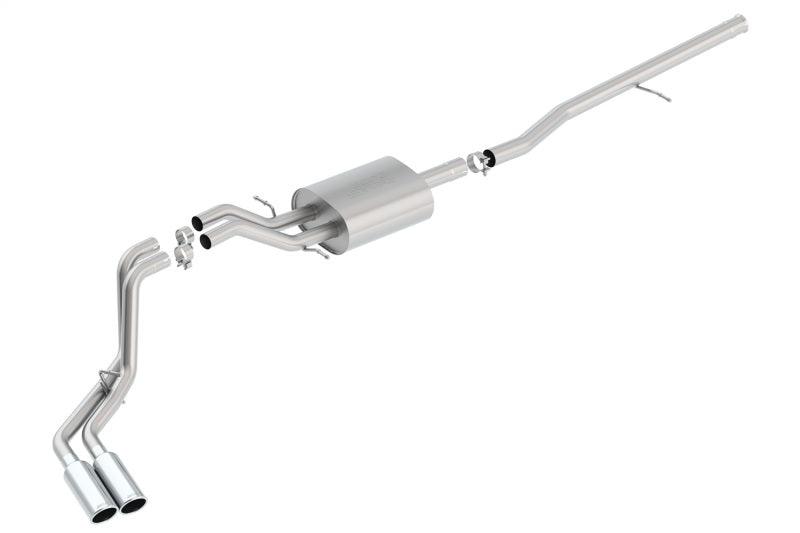 Borla S-Type Cat-Back 14 Sierra 1500 Ext. Cab Stnd Bed/CC Short Bed 143.5in WB Side Exit Exhaust - Order Your Parts - اطلب قطعك