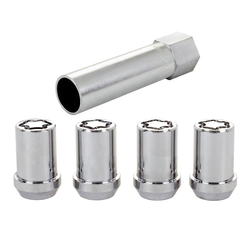 McGard Wheel Lock Nut Set - 4pk. (Tuner / Cone Seat) M12X1.25 / 13/16 Hex / 1.24in. Length - Chrome - Order Your Parts - اطلب قطعك