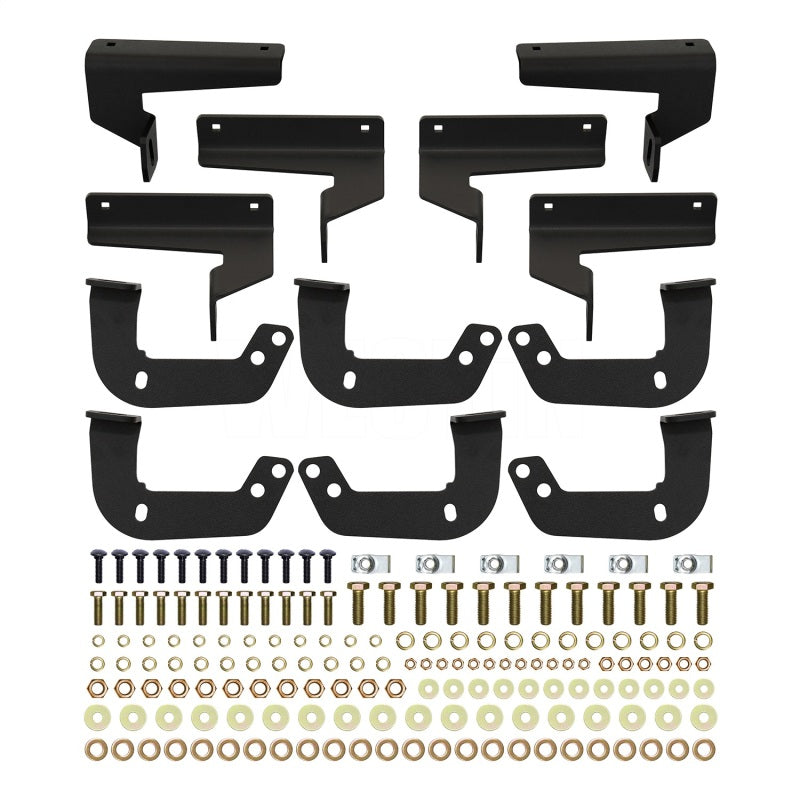 Westin 18-22 Jeep Wrangler JL Unlimited Outlaw Nerf Step Bars - Textured Black