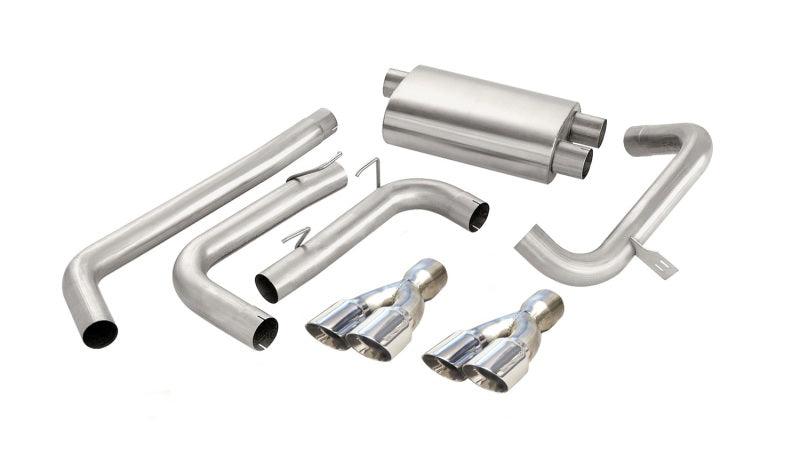 Corsa 98-02 Chevrolet Camaro Convertible Z28 5.7L V8 LS1 Polished Sport Cat-Back Exhaust - Order Your Parts - اطلب قطعك