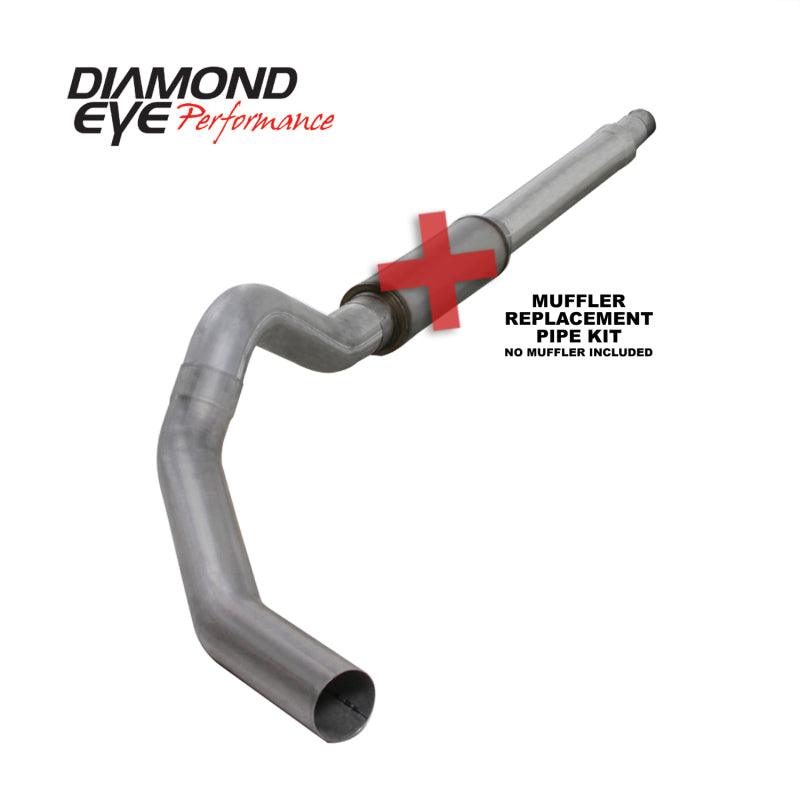 Diamond Eye KIT 5in CB MFLR RPLCMENT PIPE SGL AL: 03-07 FORD 6.0L F250/F350 - Order Your Parts - اطلب قطعك