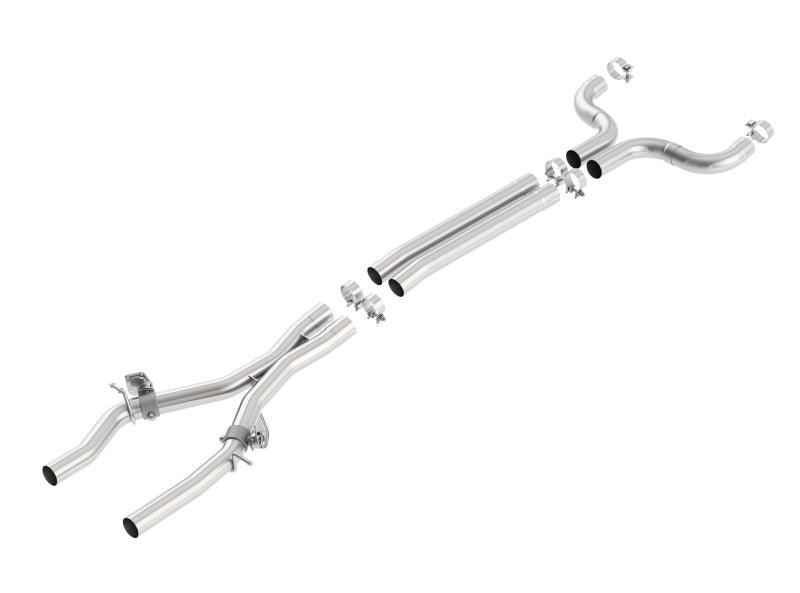 Borla 2016 Camaro SS 6.2L V8 X-Pipe w/ Mid Pipes w/ AFM Valves - Order Your Parts - اطلب قطعك