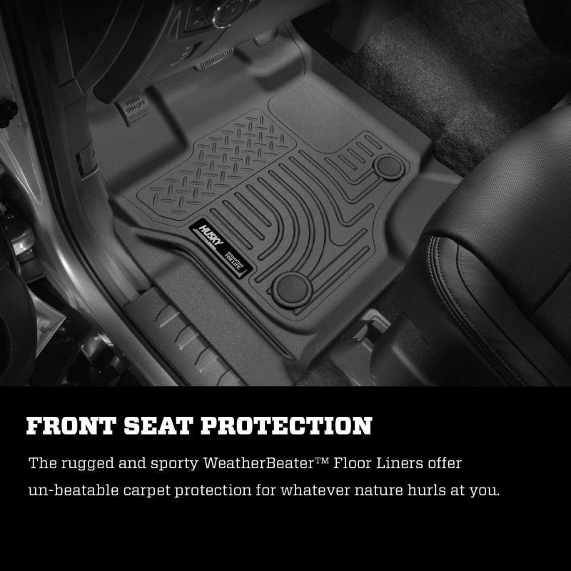 Husky Liners 2012.5 Ford SD Crew Cab WeatherBeater Combo Tan Floor Liners (w/o Manual Trans Case) - Order Your Parts - اطلب قطعك
