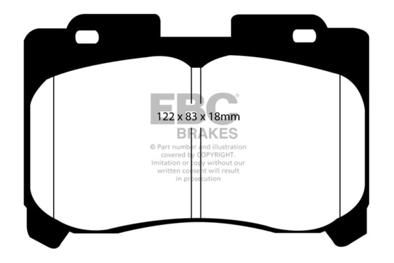 EBC 93-98 Toyota Supra 3.0 Twin Turbo Yellowstuff Front Brake Pads - Order Your Parts - اطلب قطعك